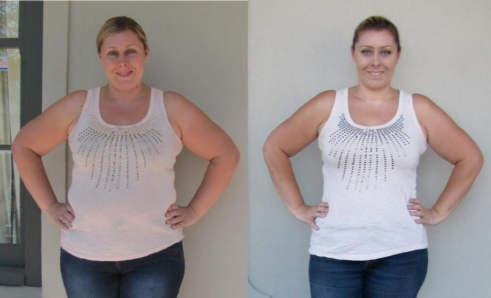 before and after weight loss on a 6-petalled diet