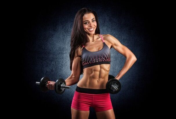 A strong girl