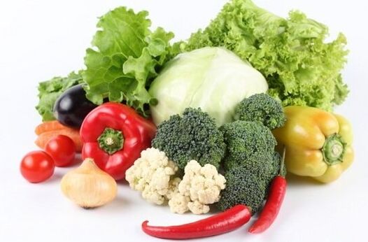 Vegetables for diet