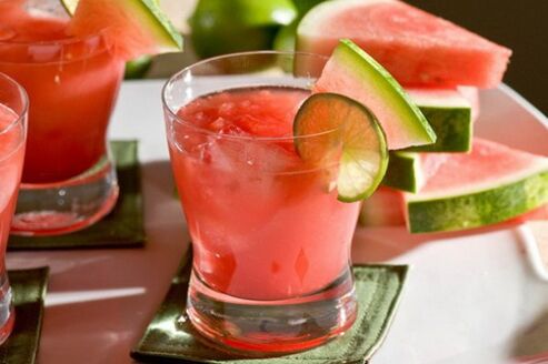 watermelon diet for weight loss excludes all types of drinks